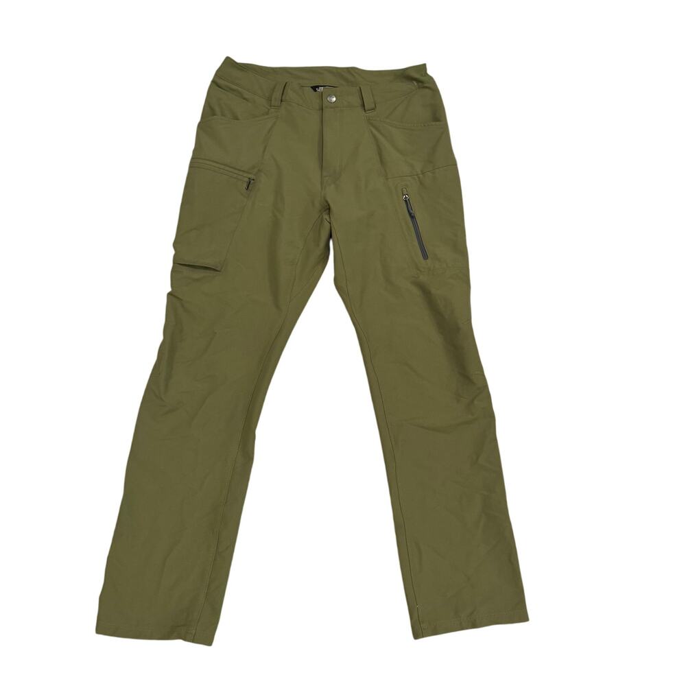 The North Face Stretch Nylon Cargo Hiking Pant Mens 34x30 Olive Gorpcore EUC
